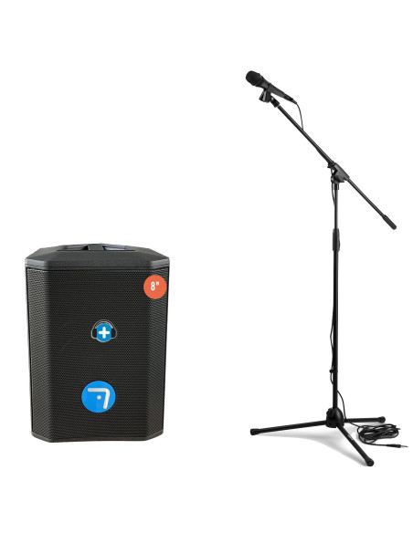 Pack Karaoke Stage Artist: Altavoz + Pie de Micro + Micrófono | Masquesonido