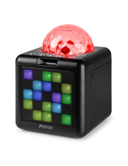 Fenton  KAR15B Altavoz Karaoke con 2 micrófonos Negro