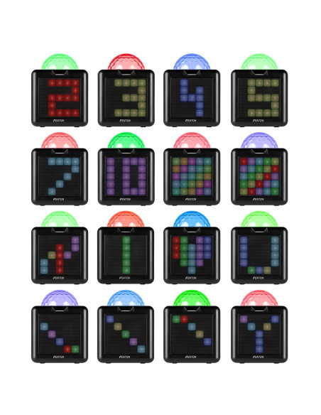 Fenton  KAR15B Altavoz Karaoke con 2 micrófonos Negro