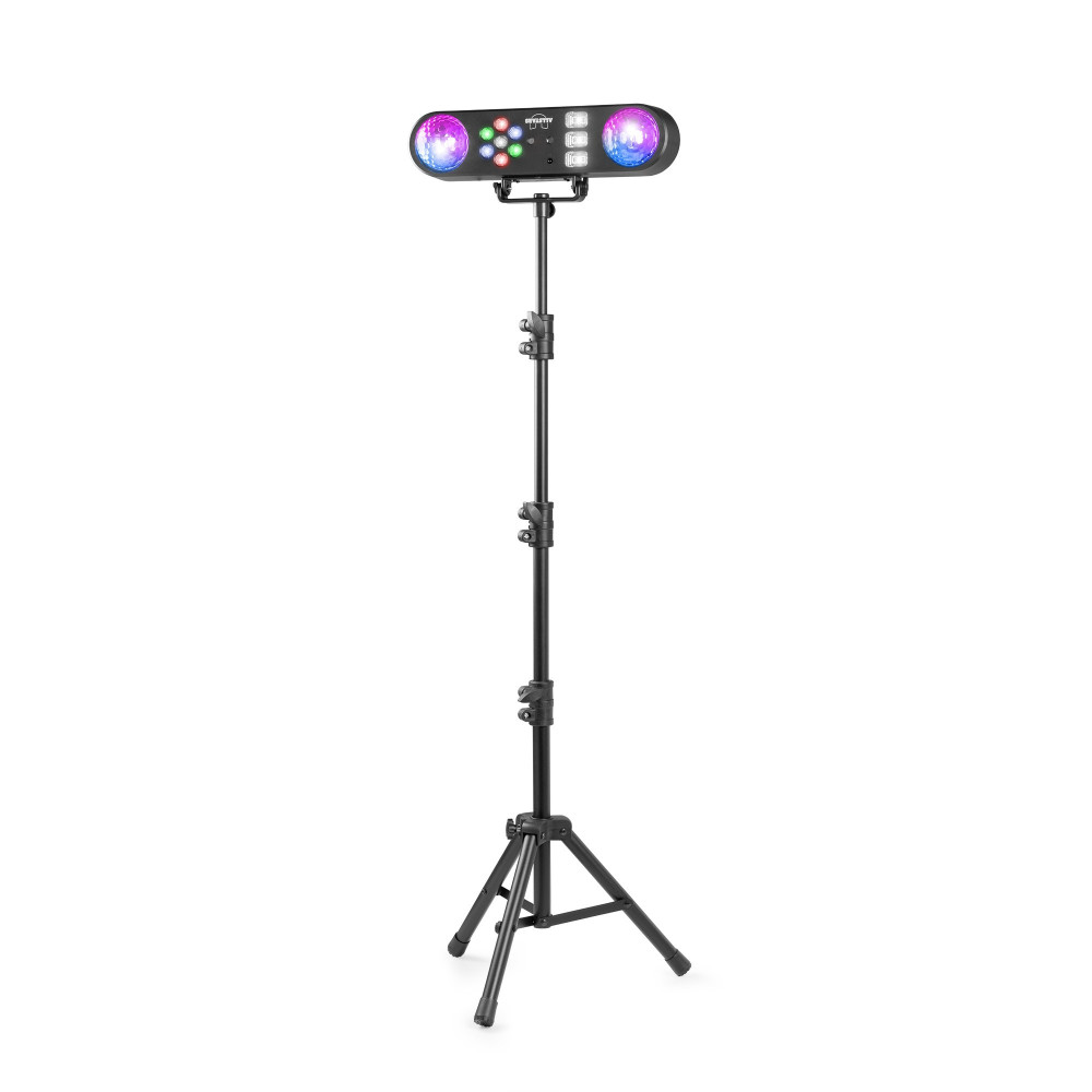 Pack Fiesta DJ Starter Kit PRO -  Equipo Modular 800W Max + Mesa Mezclas Bluetooth + Set Iluminación Full-Party