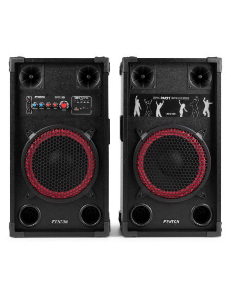 FENTON   SPK-110 Juego de altavoces activos PA 10" BT