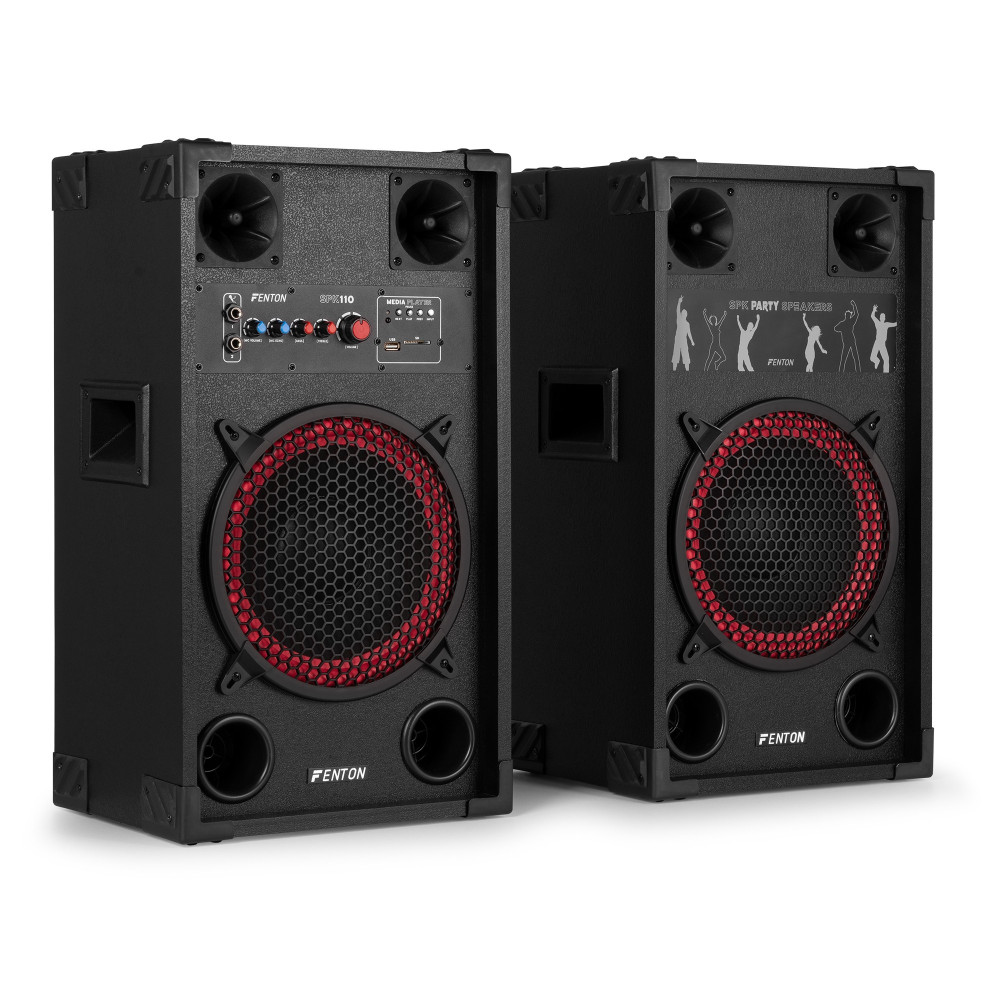 FENTON   SPK-110 Juego de altavoces activos PA 10" BT