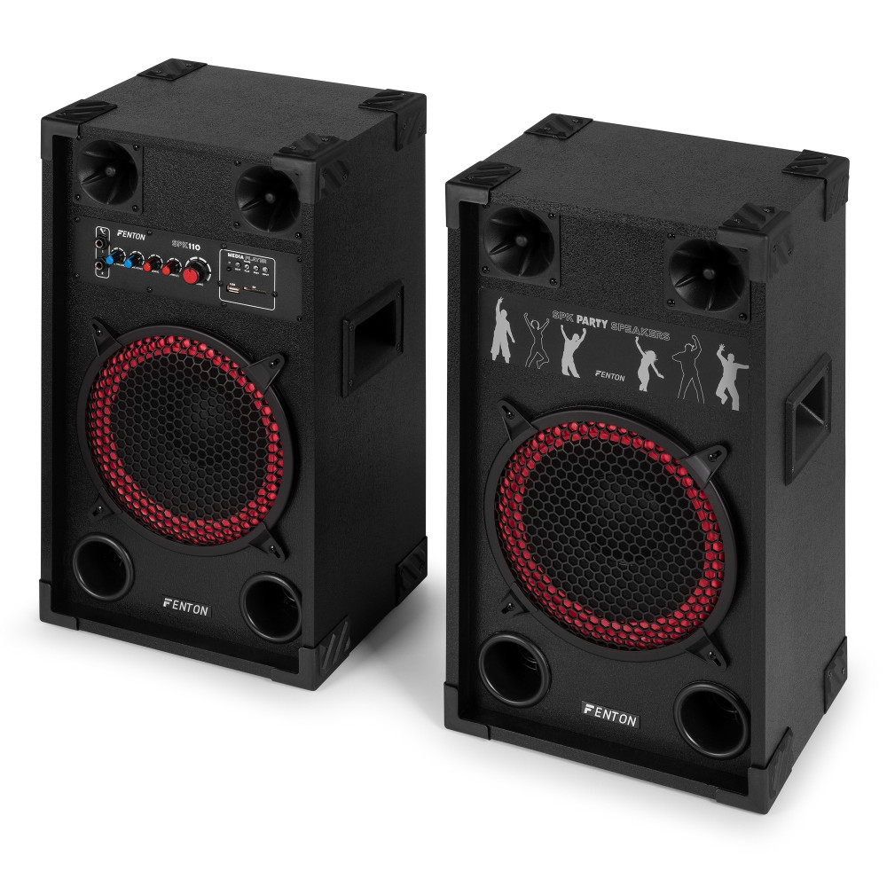 FENTON   SPK-110 Juego de altavoces activos PA 10" BT