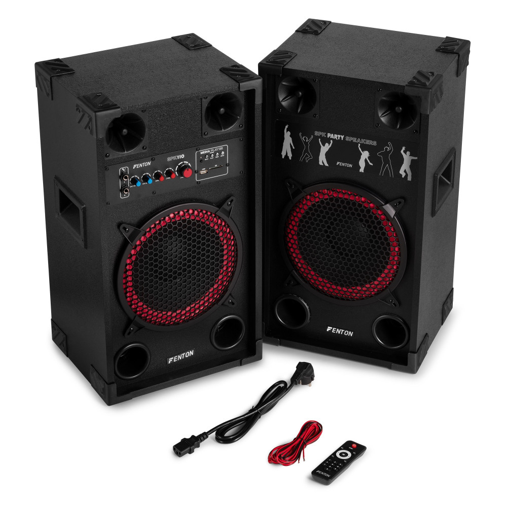 FENTON   SPK-110 Juego de altavoces activos PA 10" BT