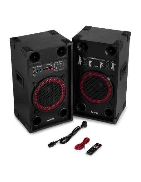 FENTON   SPK-110 Juego de altavoces activos PA 10" BT