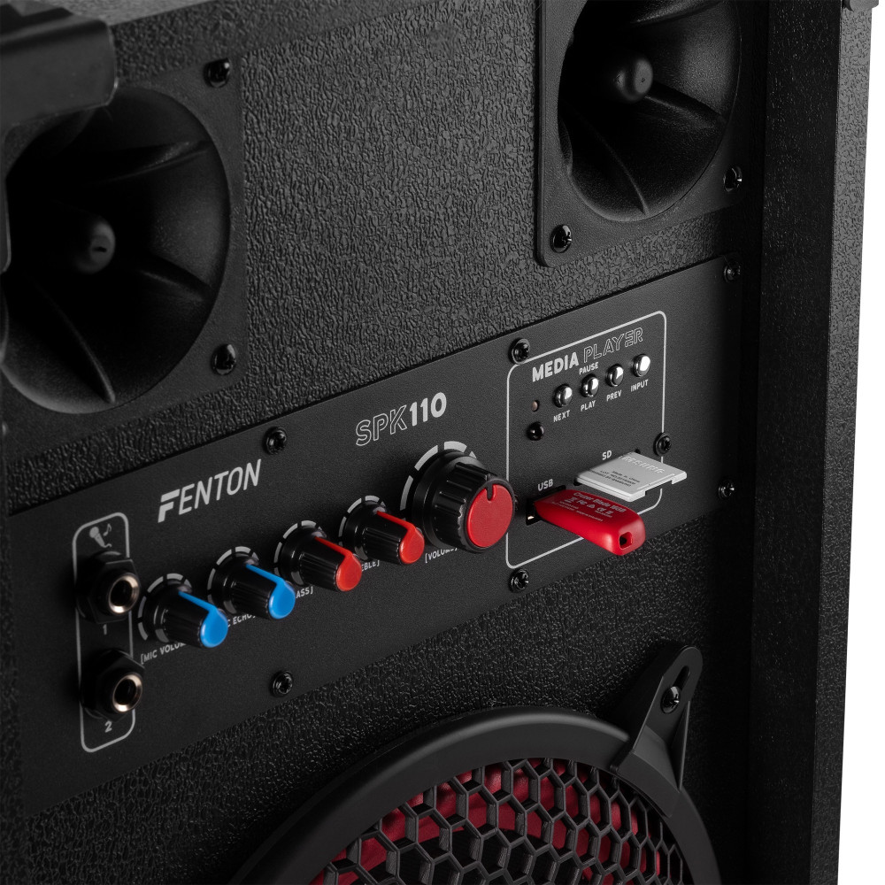 FENTON   SPK-110 Juego de altavoces activos PA 10" BT