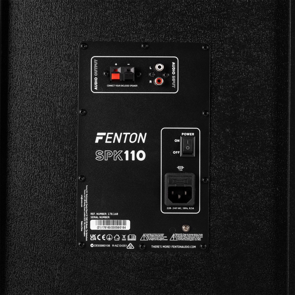 FENTON   SPK-110 Juego de altavoces activos PA 10" BT
