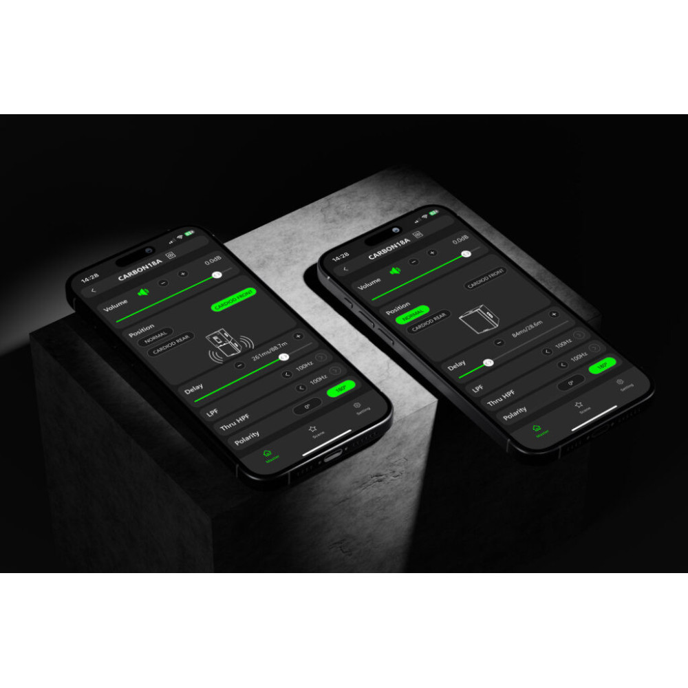 control desde la aplicacion