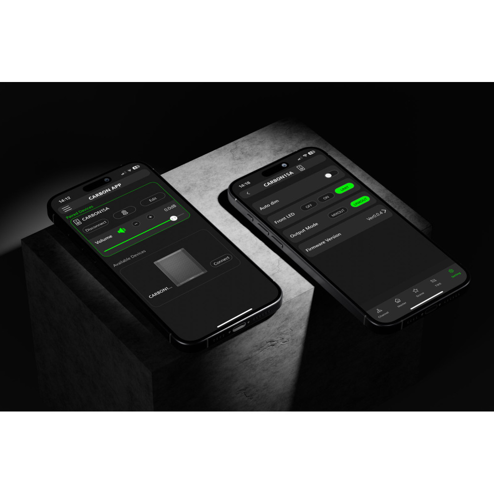 El carbon 15 tiene una aplicacion bluetooth que te permite ajustar los parametros del equipo