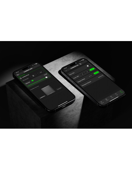 detalle de control de ecualizacion del sistema Carbon