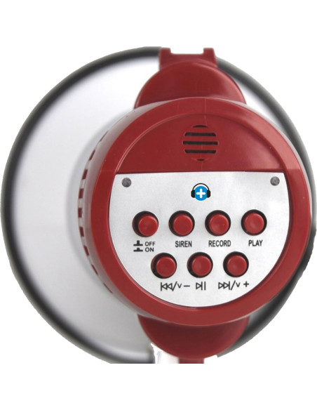 panel de control megafono