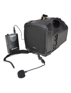 Adastra H25B Equipo Portátil con Batería, Micrófono, USB, FM y Bluetooth