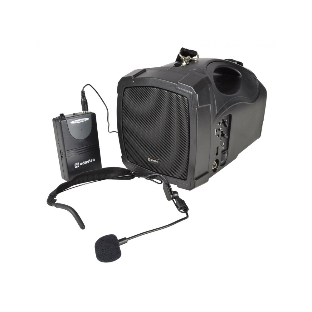 Adastra H25B Equipo Portátil con Batería, Micrófono, USB, FM y Bluetooth