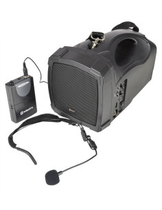 Adastra H25B Equipo Portátil con Batería, Micrófono, USB, FM y Bluetooth 2