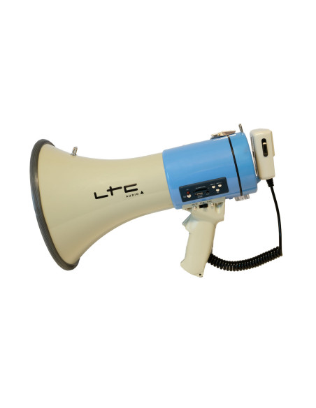 LTC  MEGA60USB MEGAFONO 60W CON SIRENA Y PUERTO USB/SD