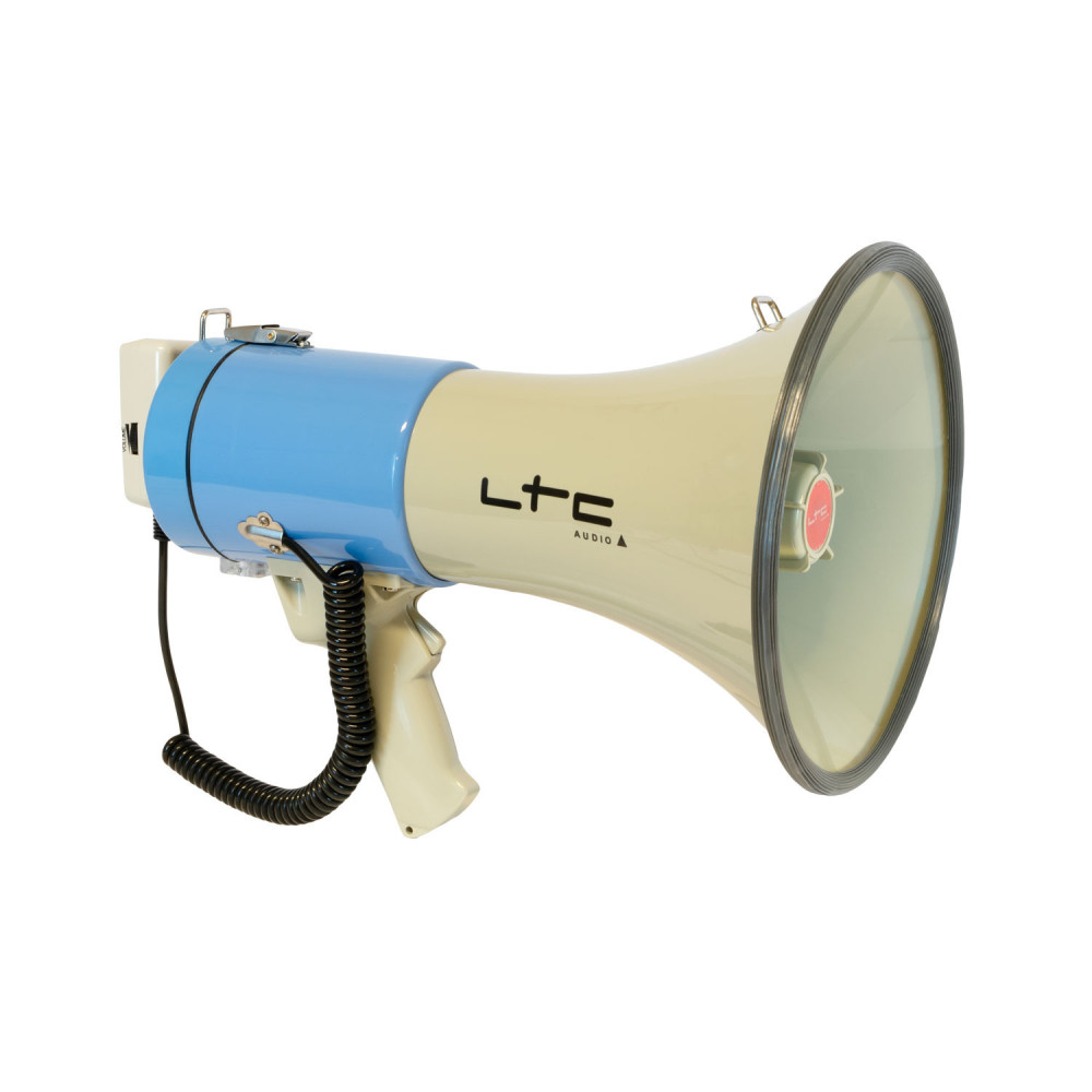 LTC  MEGA60USB MEGAFONO 60W CON SIRENA Y PUERTO USB/SD