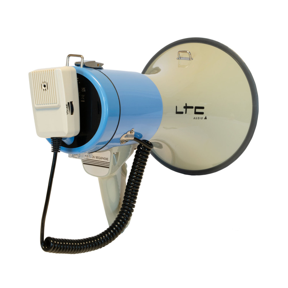 LTC  MEGA60USB MEGAFONO 60W CON SIRENA Y PUERTO USB/SD