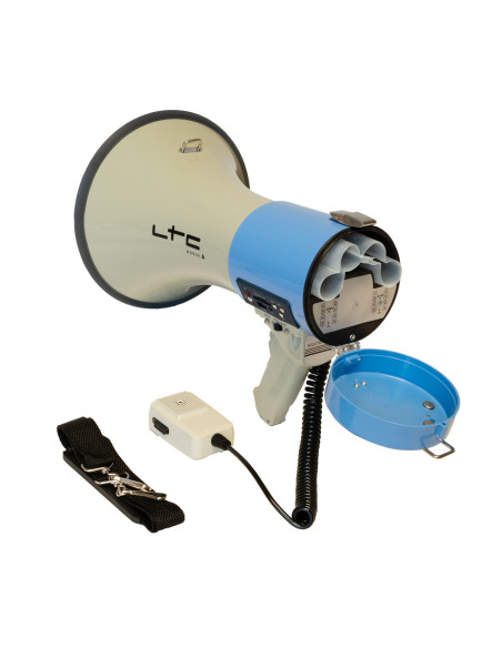 LTC  MEGA60USB MEGAFONO 60W CON SIRENA Y PUERTO USB/SD