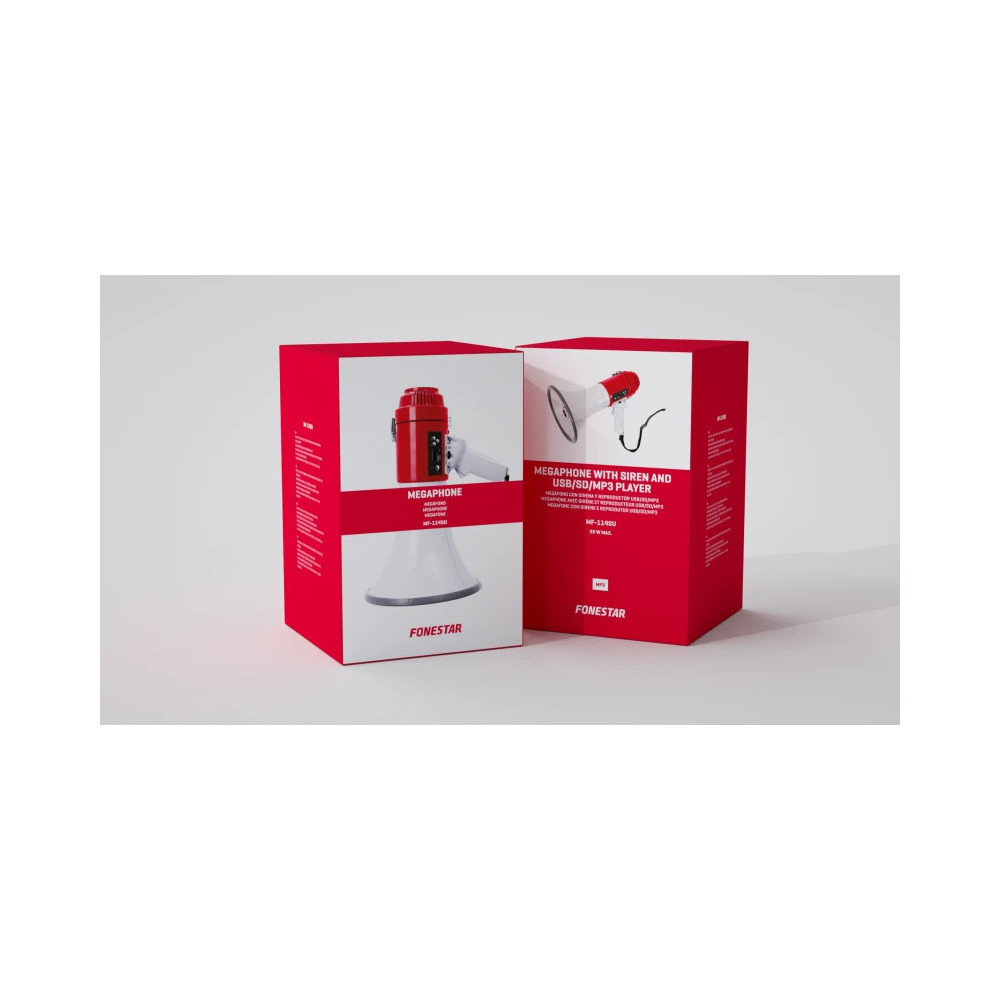 Caja exterior del megafono  MF-114SU
