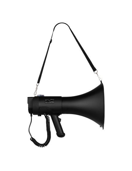 Vista lateral con la bandolera para llevarla comodamente