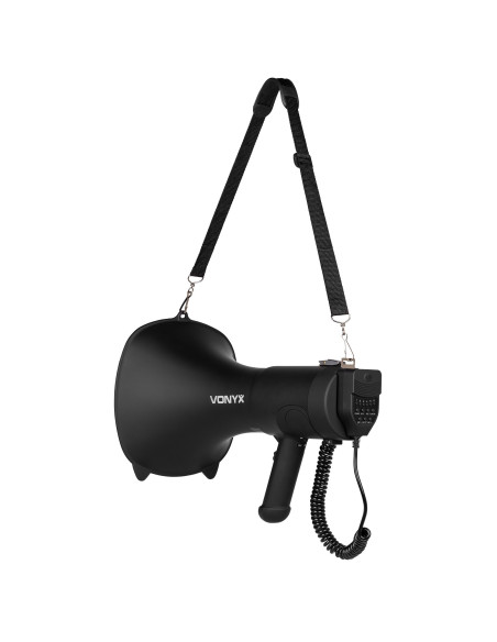 vista lateral trasera con la bandolera