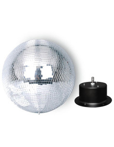 Pack bola de espejos 50 cm + motor 2,5 RPM | Masquesonido