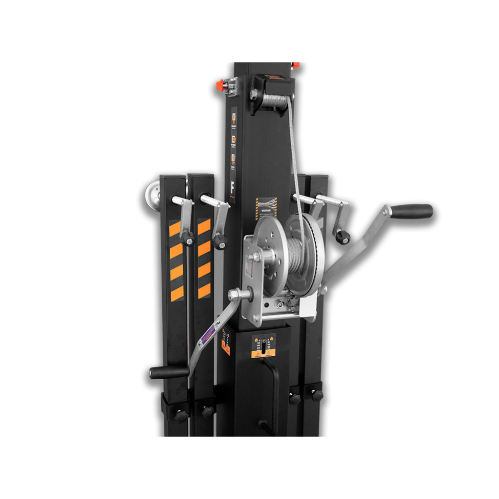 Fantek TK 6422LS Torre de carga superior. Medidor de carga. Carga máxima: 225 Kg. Altura máxima: 6,4 m