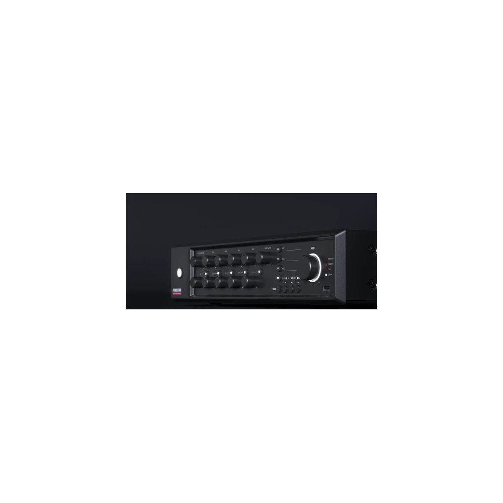 Fonestar MAX-600Z - Amplificador Megafonía Class D 600W RMS con 5 Zonas e Hilo Musical