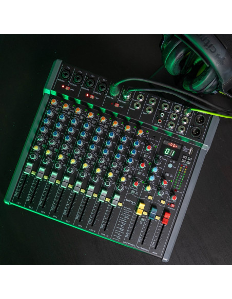 Citronic CMC-14 Mesa de mezclas 14 entradas con DSP y Reproductor USB/PC/BT