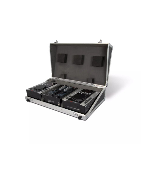 Mark, DJ BOX Set DJ. Mezclador de 2 canales + 2 reproductores CD