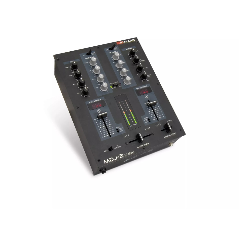 Mark, DJ BOX Set DJ. Mezclador de 2 canales + 2 reproductores CD