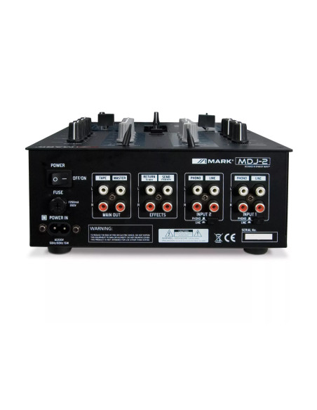 Mark, DJ BOX Set DJ. Mezclador de 2 canales + 2 reproductores CD