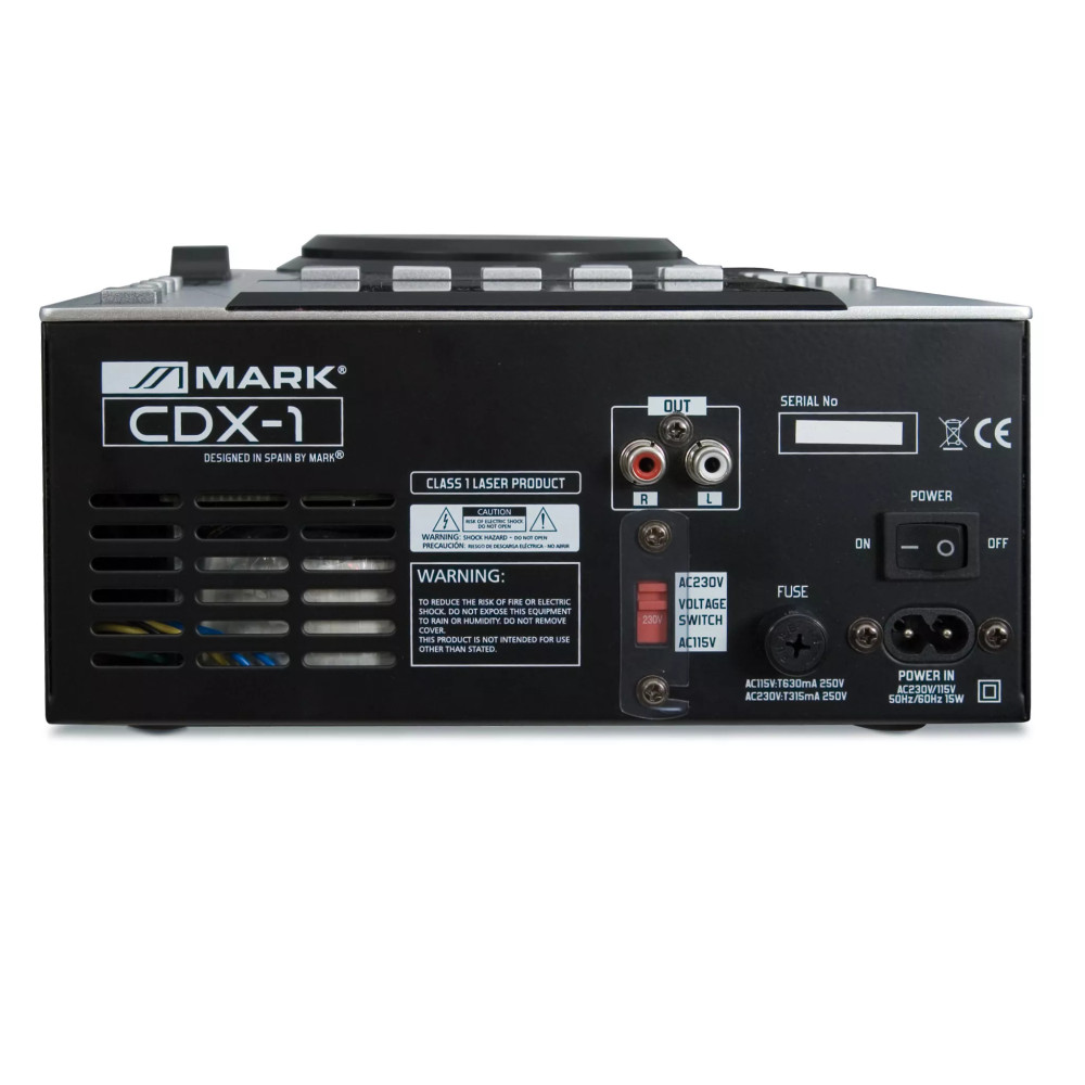 Mark, DJ BOX Set DJ. Mezclador de 2 canales + 2 reproductores CD