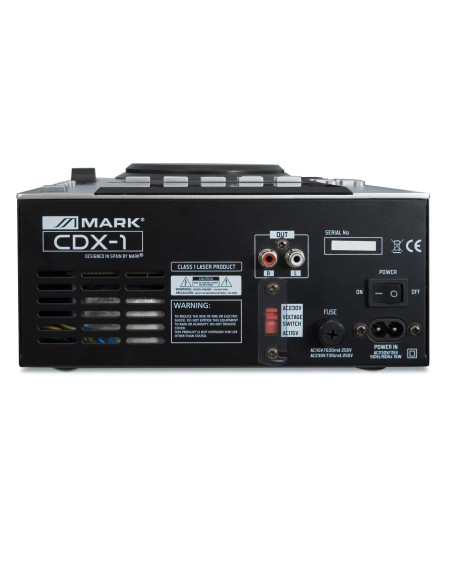 Mark, DJ BOX Set DJ. Mezclador de 2 canales + 2 reproductores CD