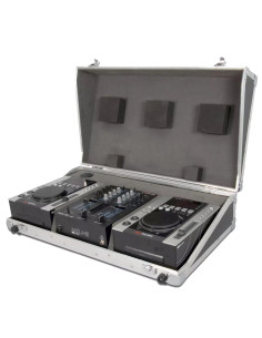 Mark, DJ BOX Set DJ. Mezclador de 2 canales + 2 reproductores CD 2