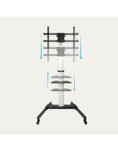 Tooq FS1886M-B Soporte suelo ruedas Hera 37-86 2