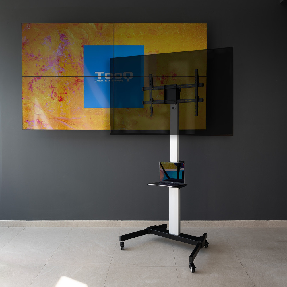 Tooq FS1886M-B Soporte suelo ruedas Hera 37-86