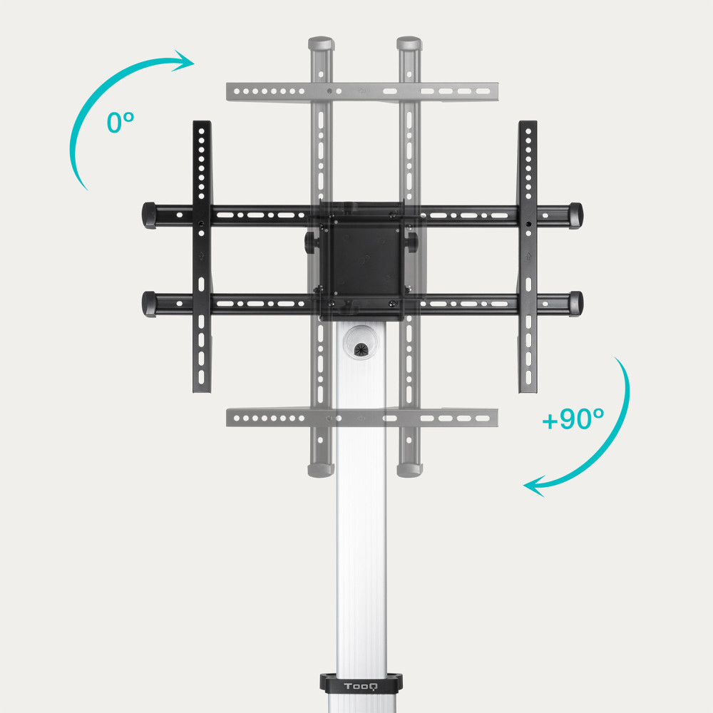 Tooq FS1886M-B Soporte suelo ruedas Hera 37-86