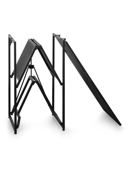 Vonyx DBF105 – Cabina DJ plegable de 1 metro con fundas lycra y bolsa de transporte