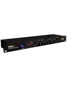 AMS MUB 6 Mezclador con reproductor. 1HU rack 19''. SD/USB/BT 2
