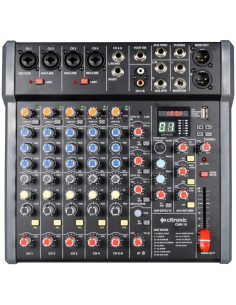 CITRONIC CMB-10 Mesa de mezclas con DSP y Reproductor USB/PC/BT