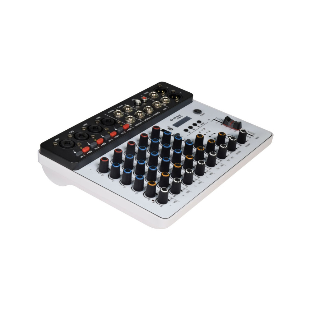 CITRONIC Q-PAD-8 Mezclador con Interface de audio USB y Bluetooth