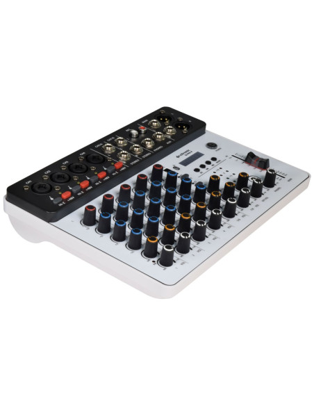 CITRONIC Q-PAD-8 Mezclador con Interface de audio USB y Bluetooth