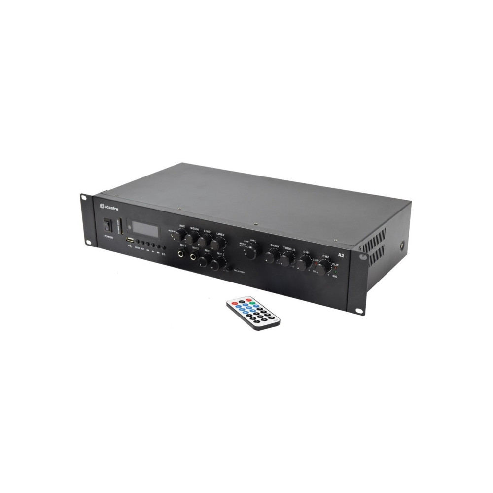 Adastra A2 Amplificador estéreo profesional 2 x 200W RMS