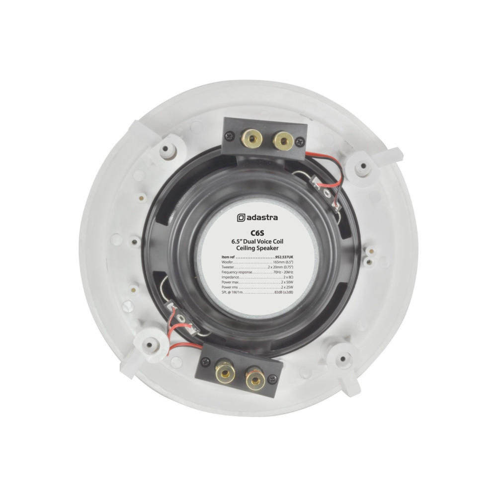 Adastra C6S Altavoz de Techo 6,5" Doble Bobina y Doble Tweeter