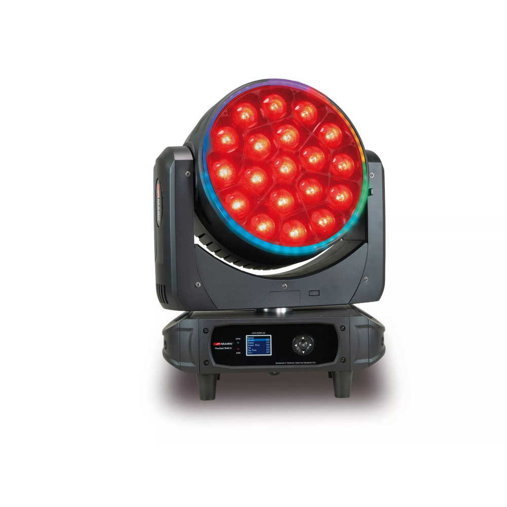 MARK 2x MOVILED 1940 S Flightcase | 2 cabezas móviles Wash 19x40W