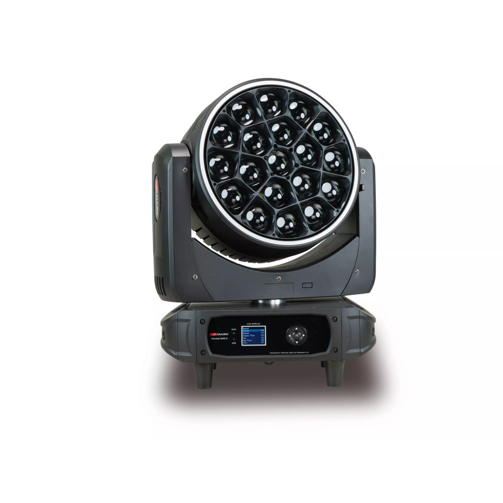 MARK 2x MOVILED 1940 S Flightcase | 2 cabezas móviles Wash 19x40W