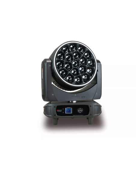 MARK 2x MOVILED 1940 S Flightcase | 2 cabezas móviles Wash 19x40W