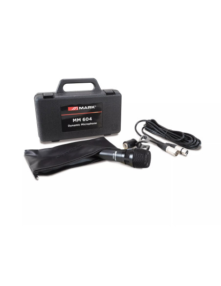 MARK MM 604 | Micrófono dinámico cardioide con cable XLR 5 m