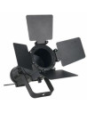 Vista frontal del foco fresnel LED Pro Light FRESNEL 60 DW con viseras.